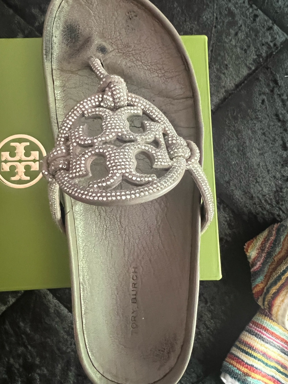 Tory Burch Miller Cloud Knotted Pave sandals - Picture 2 of 6